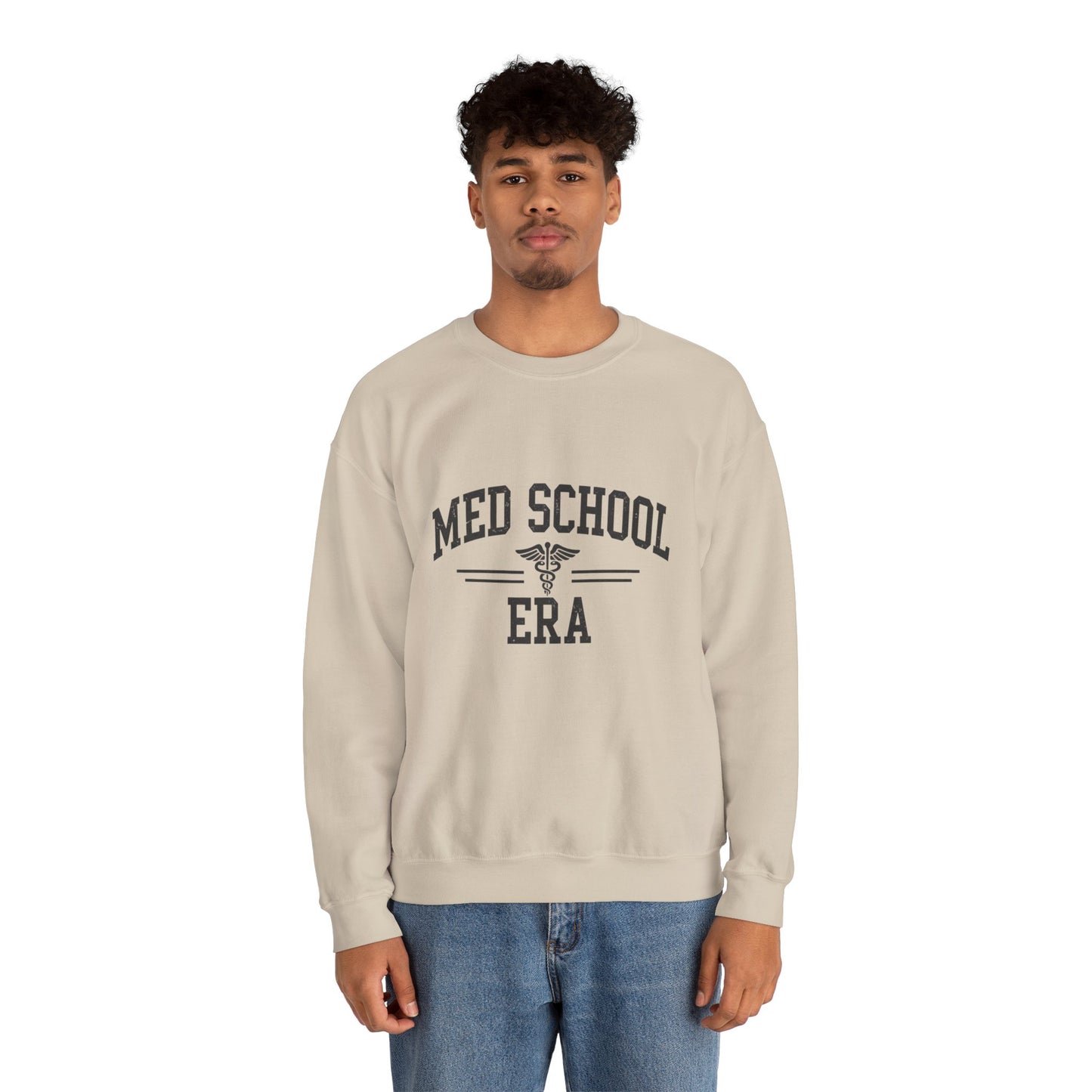 Med School Era Crewneck Sweatshirt, Unisex, Medical Student Gift, Study Apparel, Comfy Student Sweater