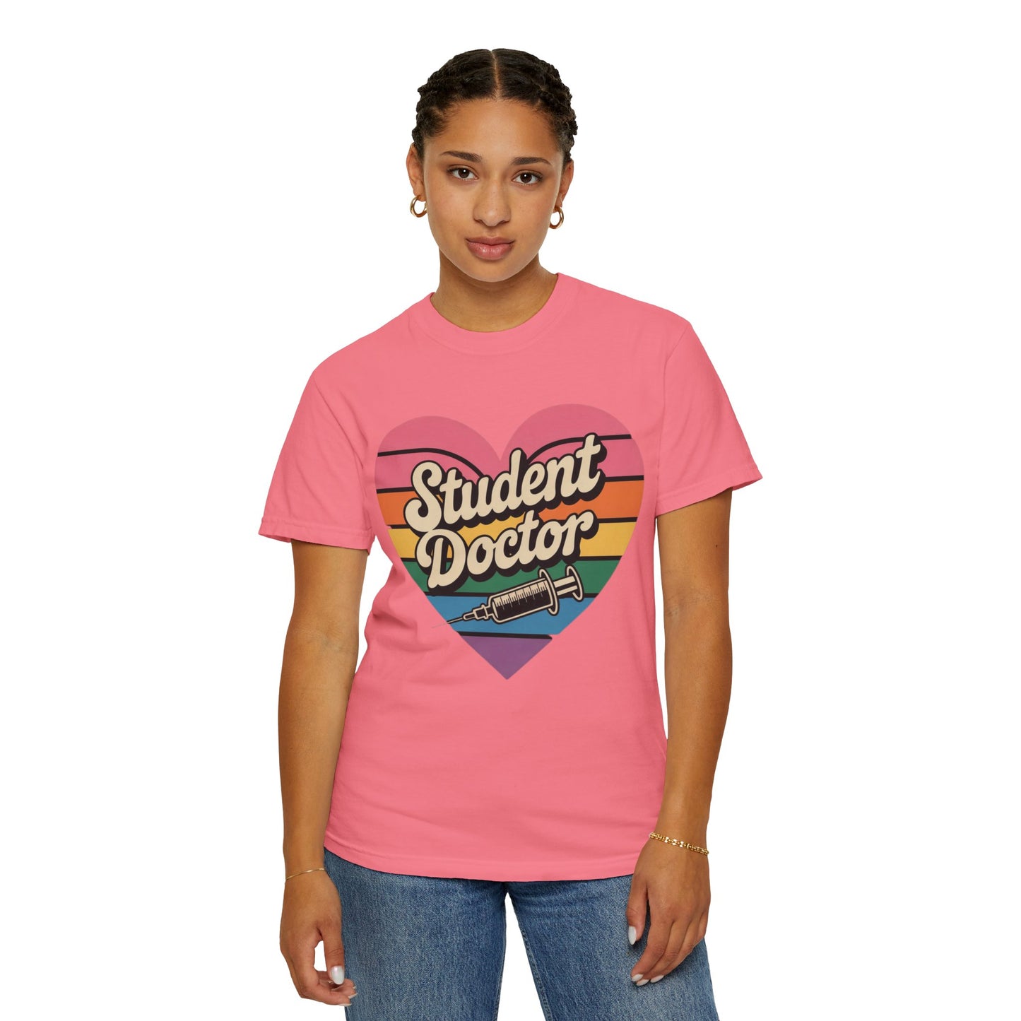 Colorful Heart T-Shirt for Student Doctors