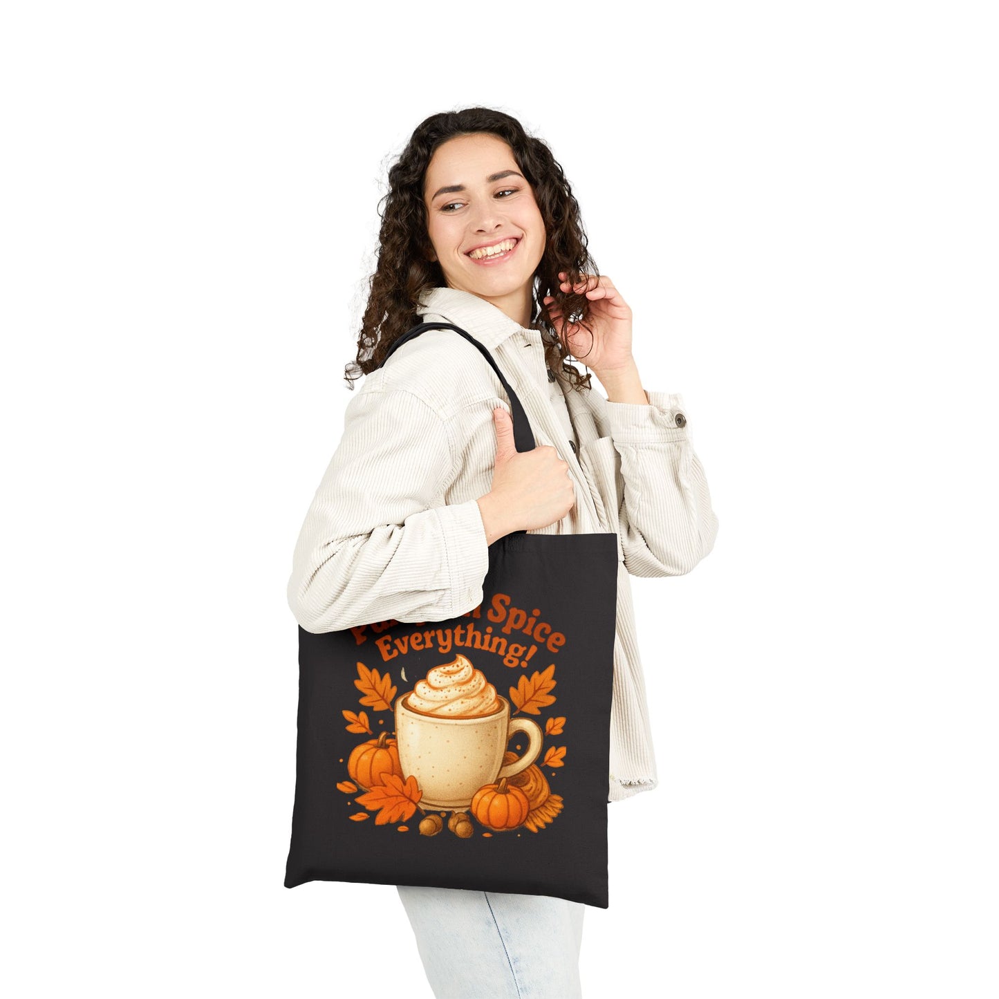 Fall “Pumpkin Spice Everything” Tote Design