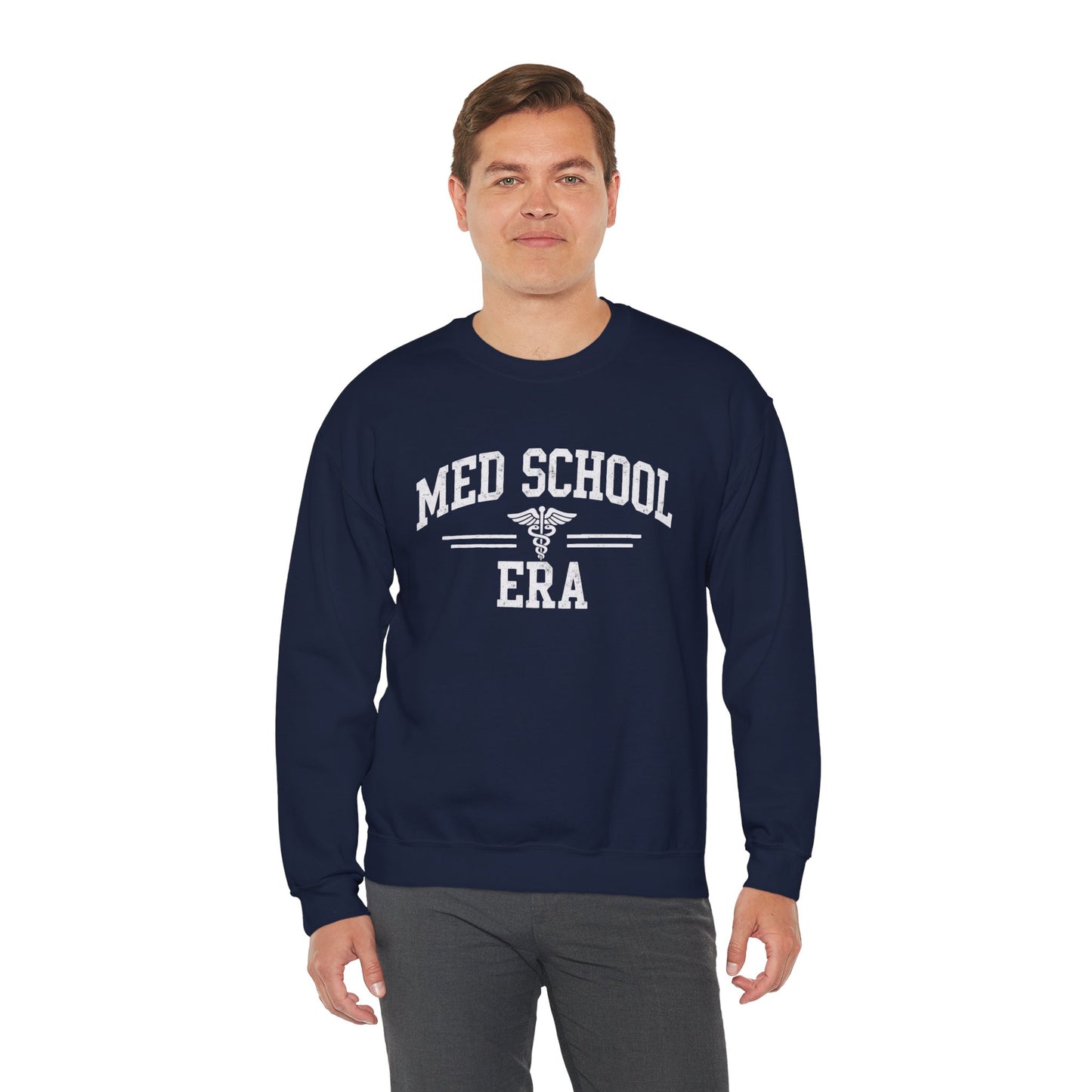 Med School Era Crewneck Sweatshirt, Unisex, Medical Student Gift, Study Apparel, Comfy Student Sweater
