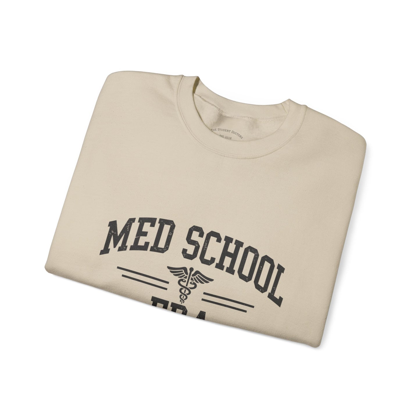 Med School Era Crewneck Sweatshirt, Unisex, Medical Student Gift, Study Apparel, Comfy Student Sweater