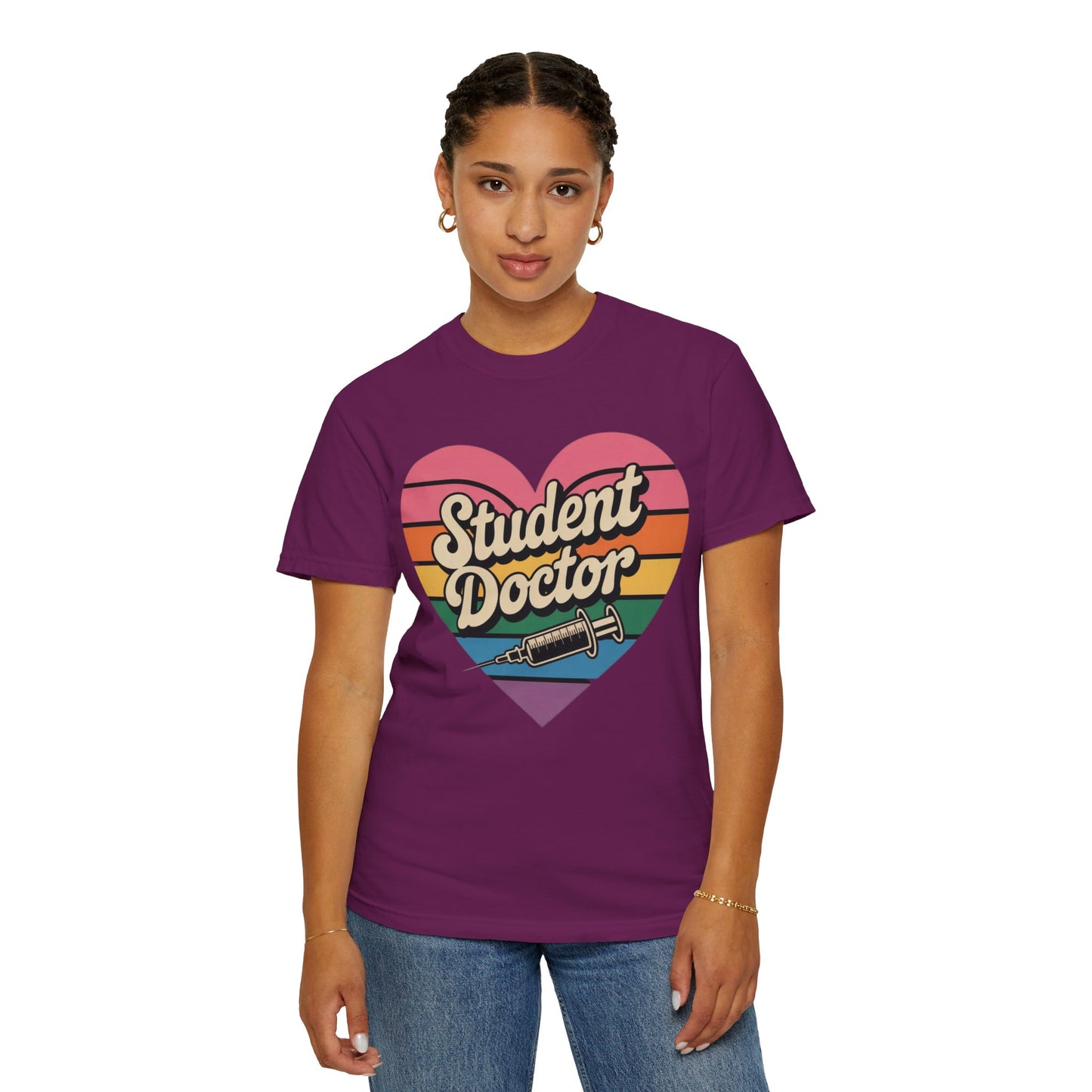 Colorful Heart T-Shirt for Student Doctors