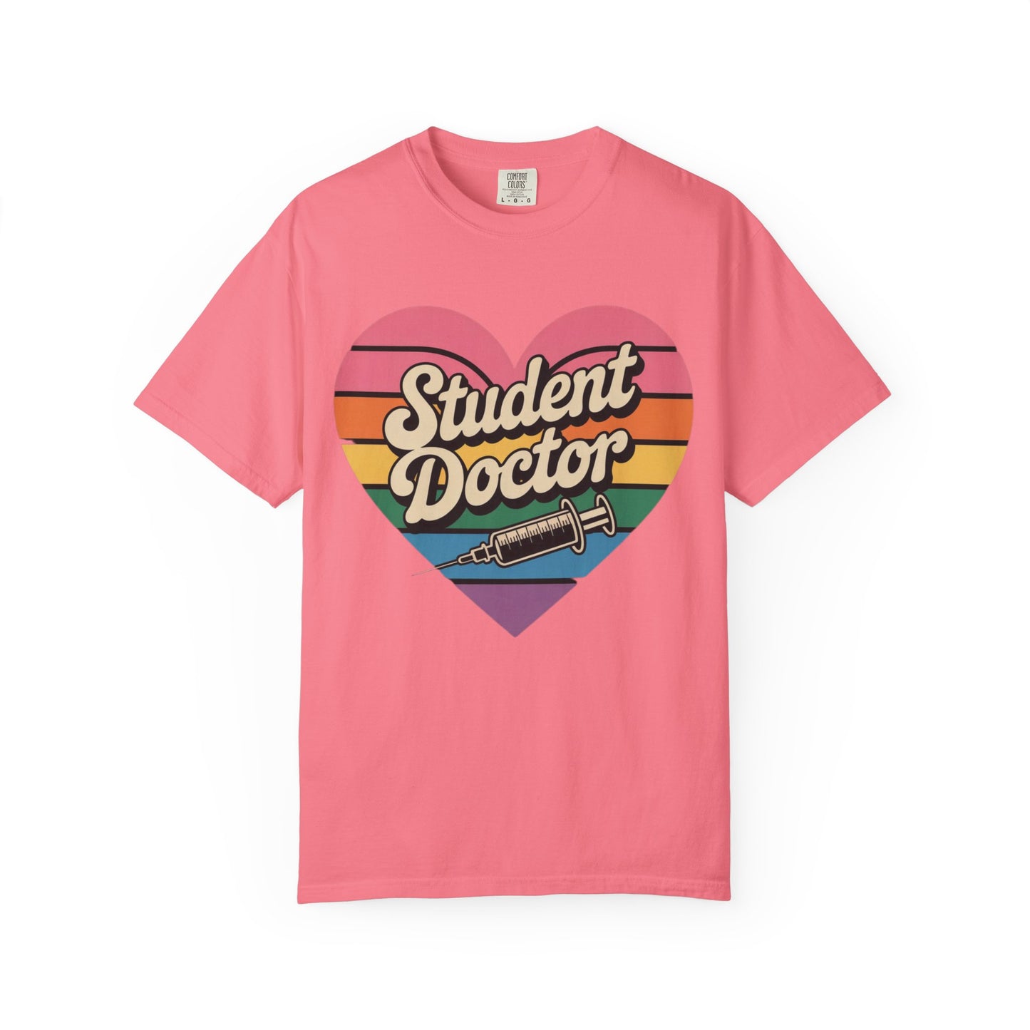 Colorful Heart T-Shirt for Student Doctors