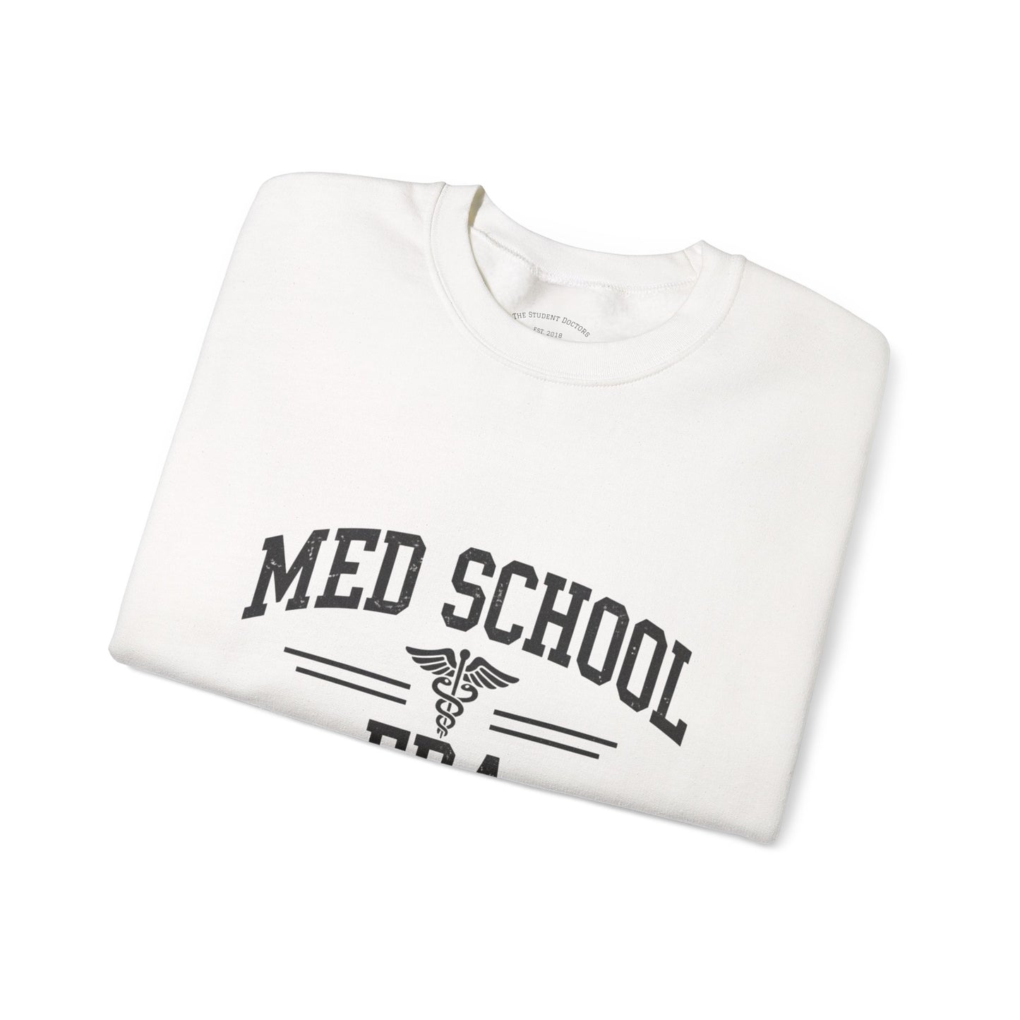 Med School Era Crewneck Sweatshirt, Unisex, Medical Student Gift, Study Apparel, Comfy Student Sweater