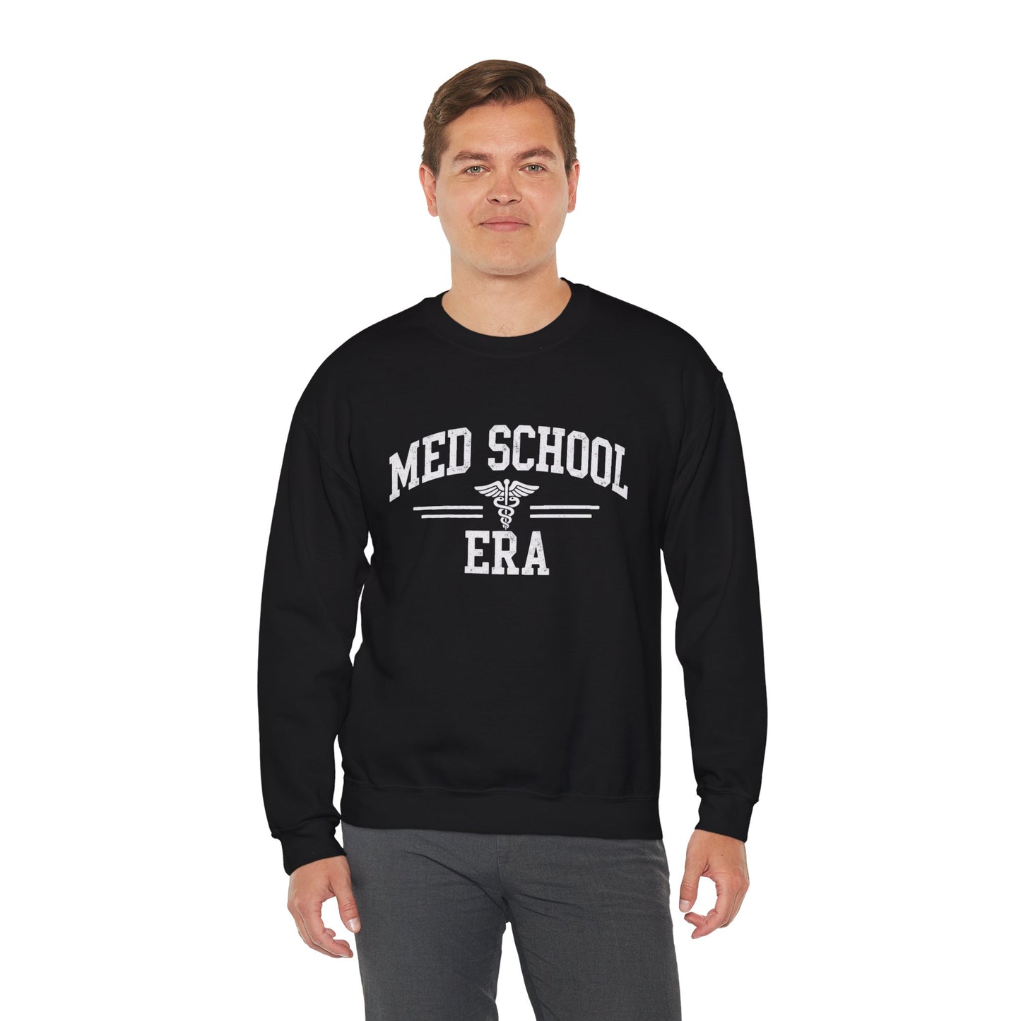 Med School Era Crewneck Sweatshirt, Unisex, Medical Student Gift, Study Apparel, Comfy Student Sweater