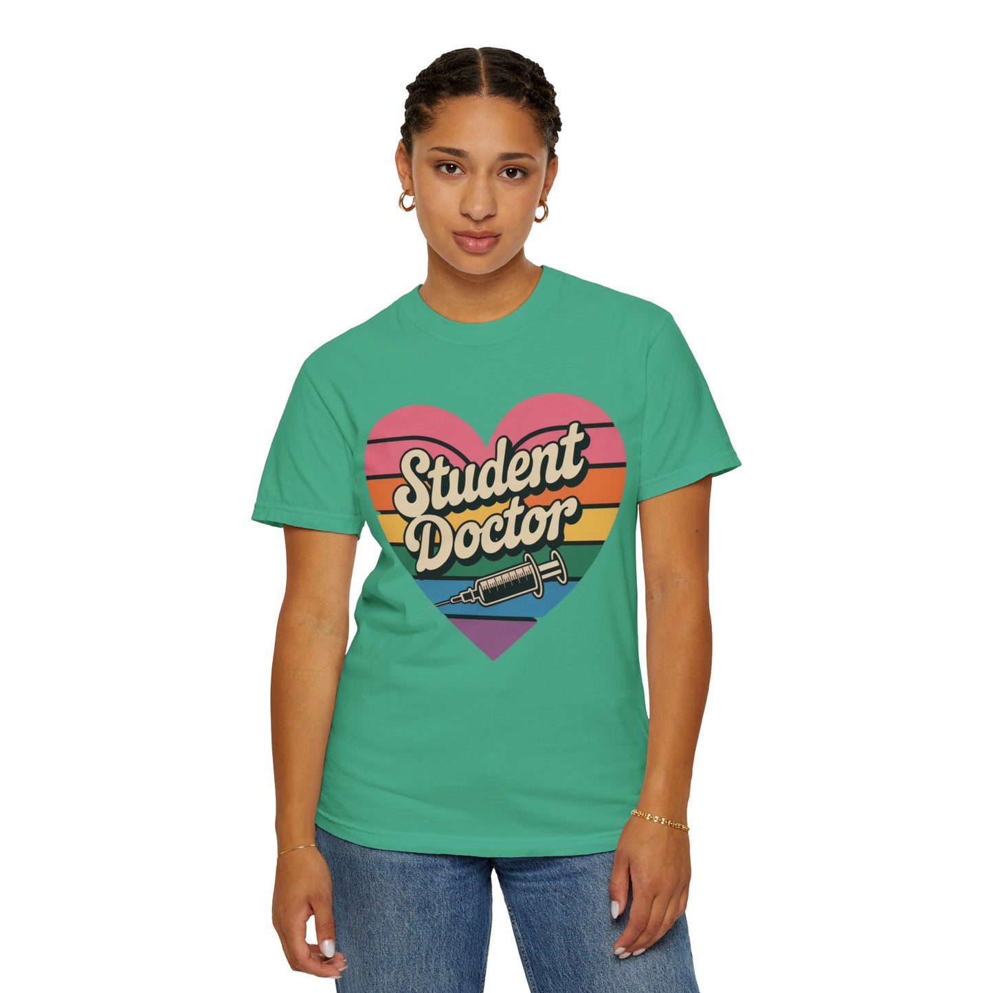 Colorful Heart T-Shirt for Student Doctors