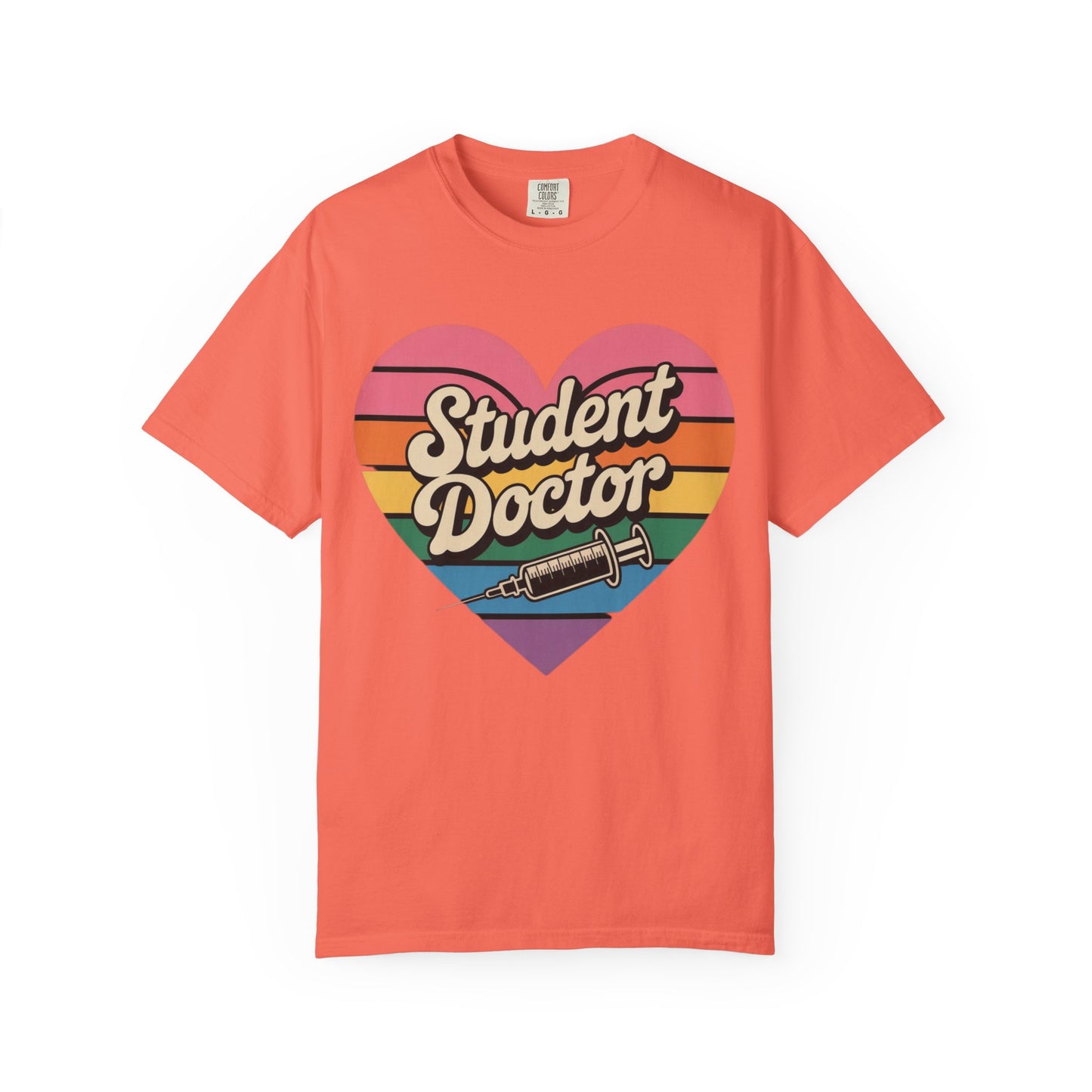 Colorful Heart T-Shirt for Student Doctors