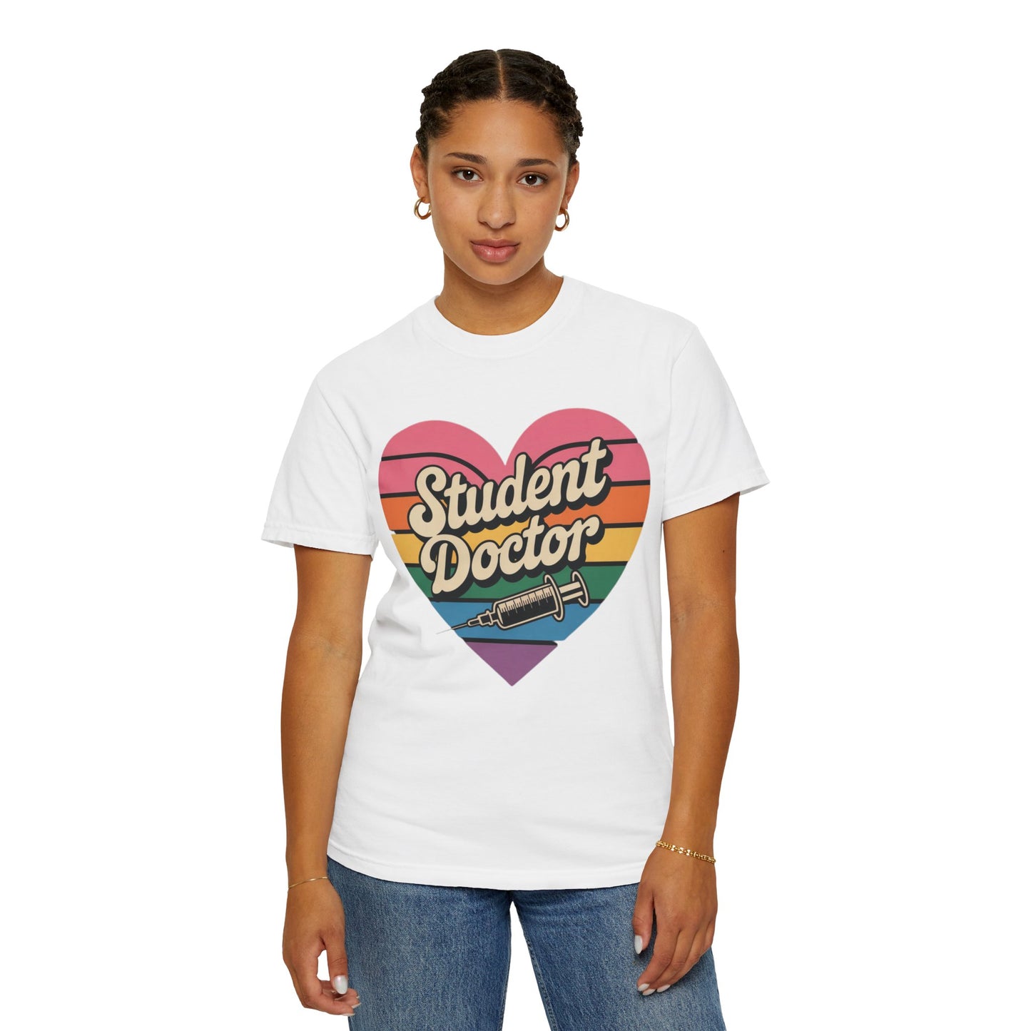 Colorful Heart T-Shirt for Student Doctors
