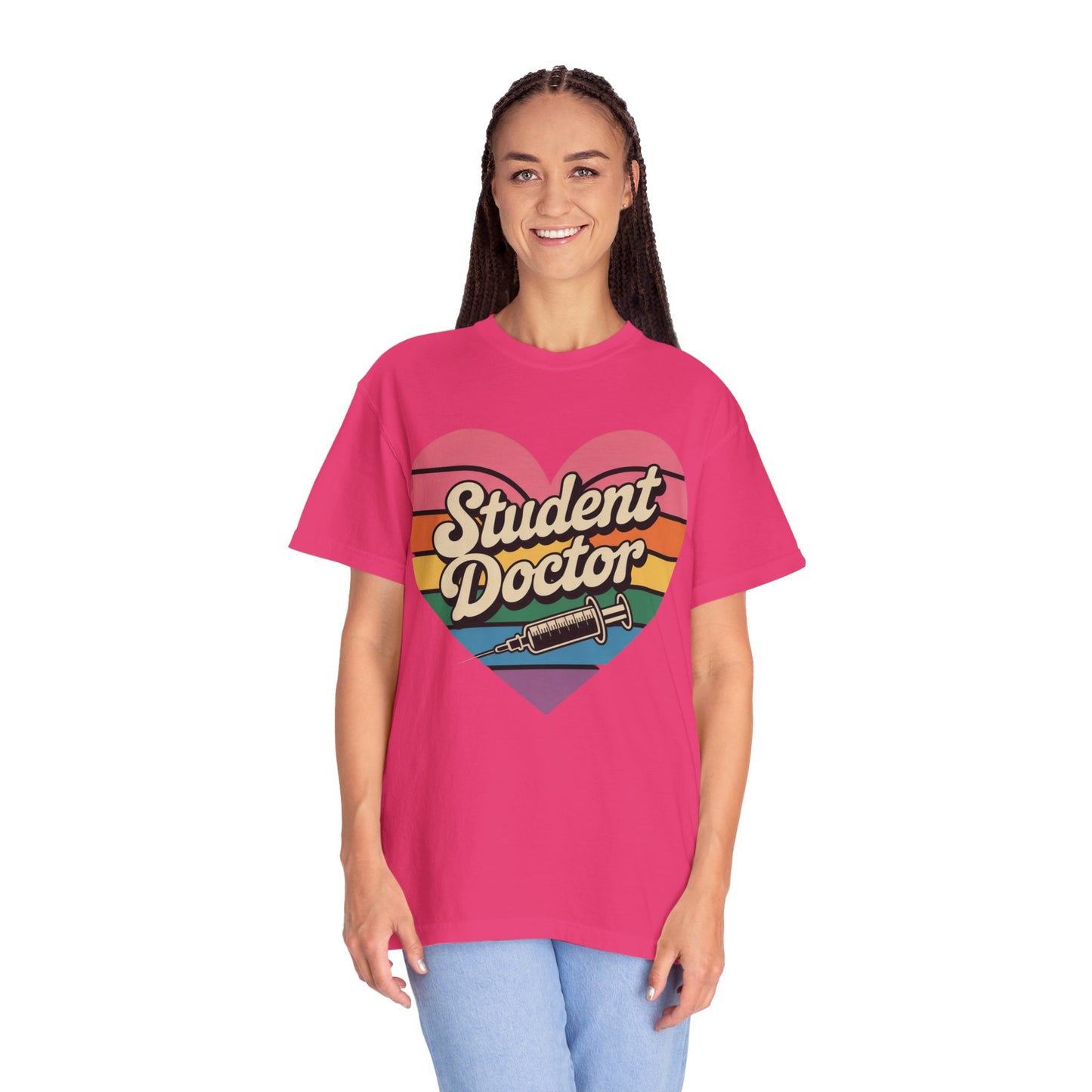 Colorful Heart T-Shirt for Student Doctors