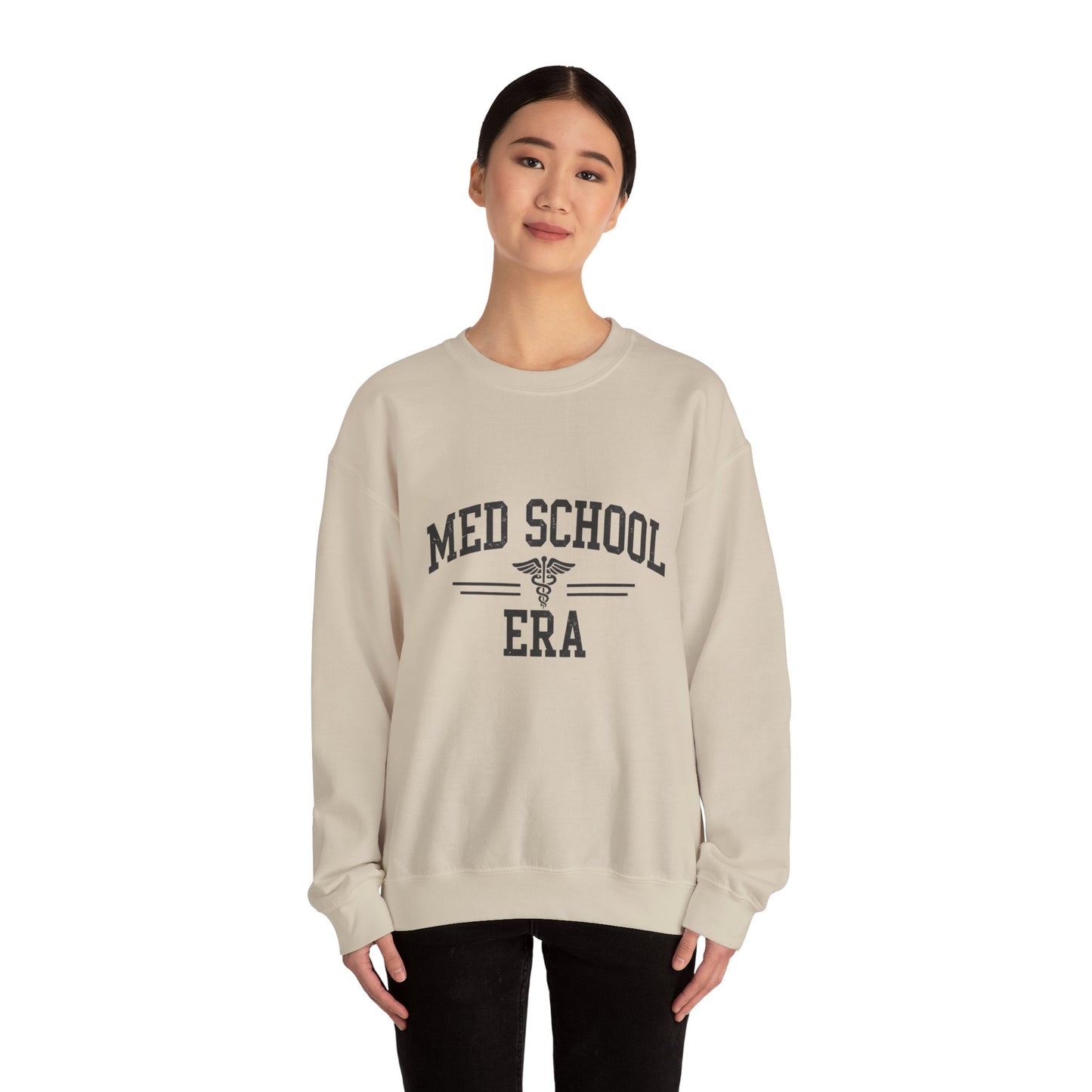 Med School Era Crewneck Sweatshirt, Unisex, Medical Student Gift, Study Apparel, Comfy Student Sweater