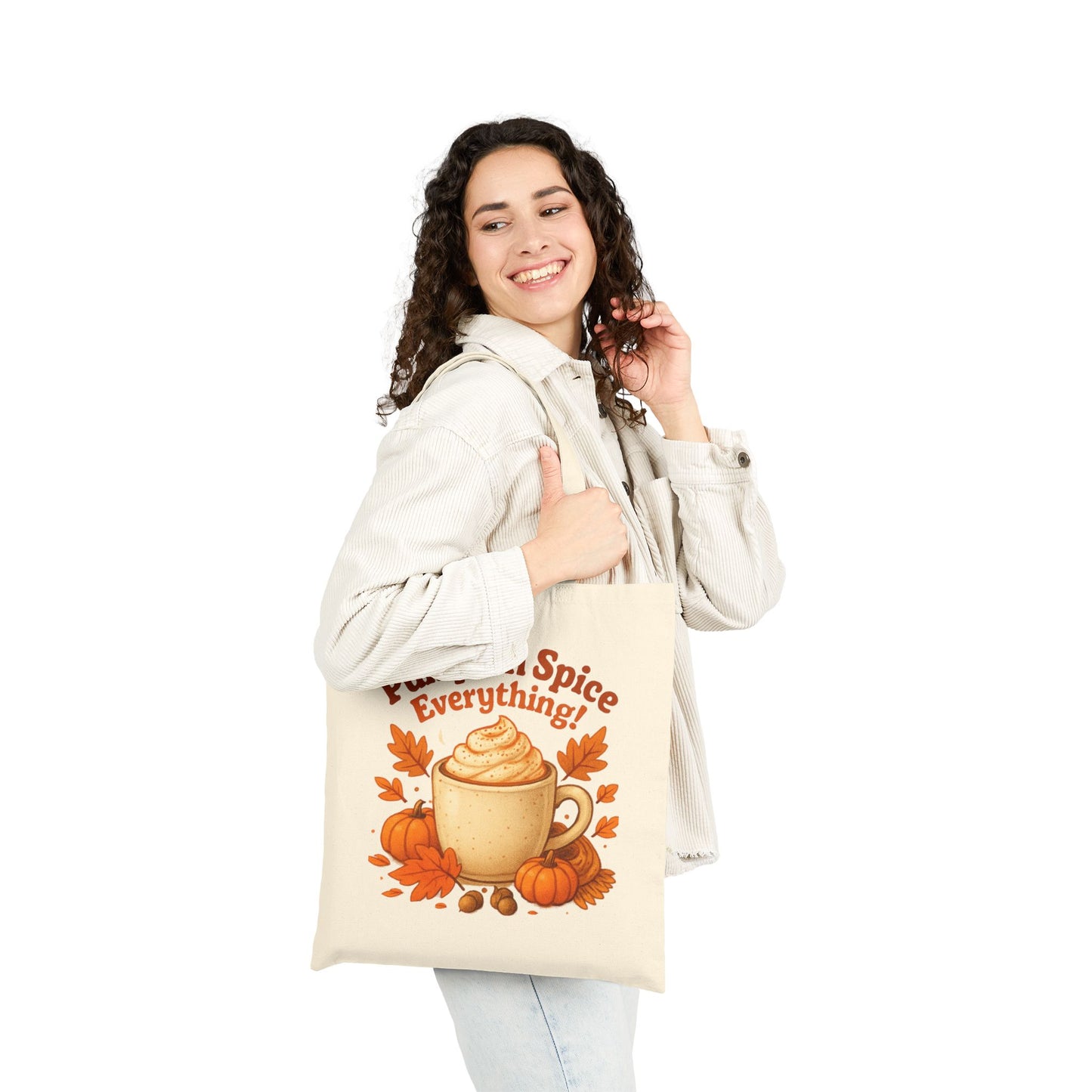 Fall “Pumpkin Spice Everything” Tote Design