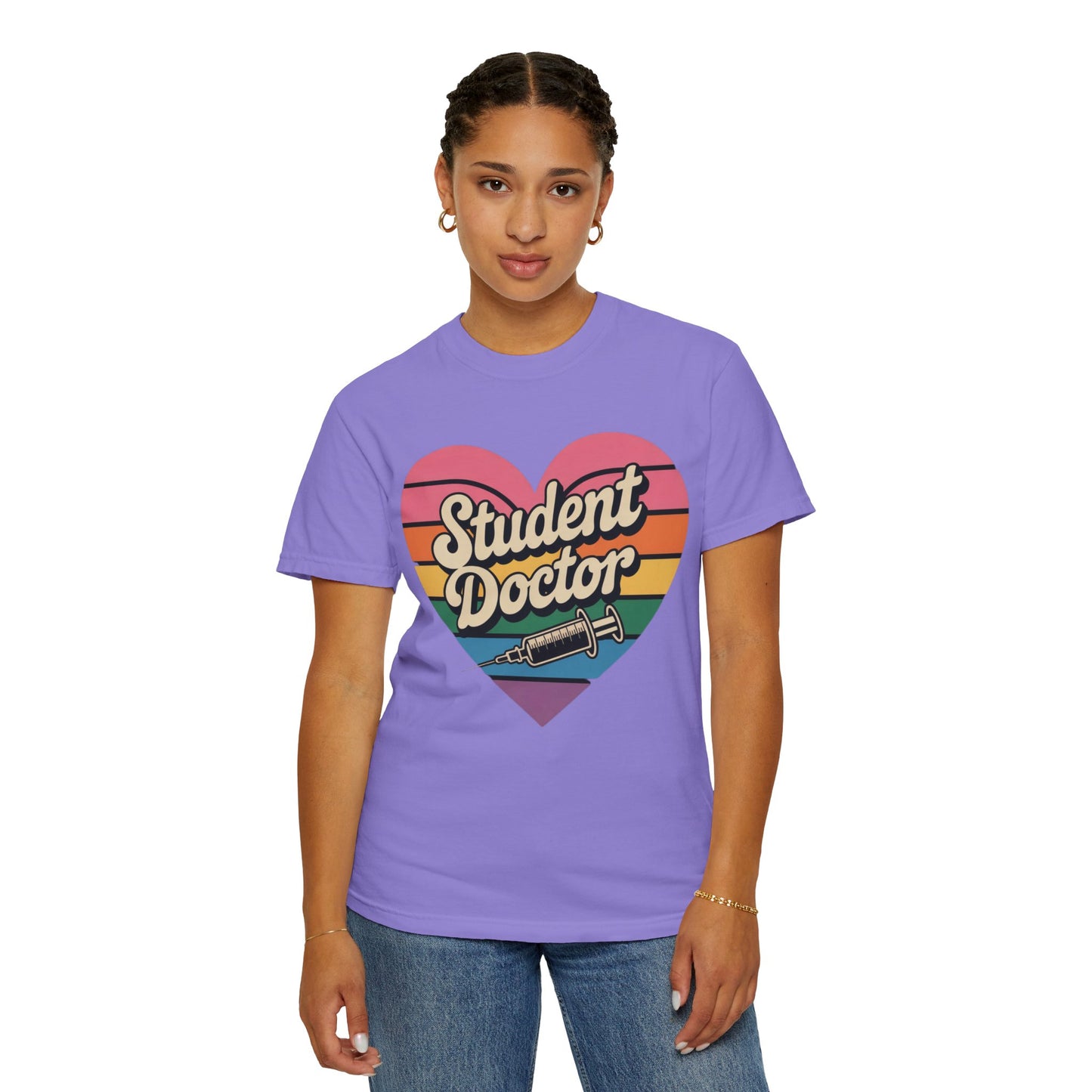 Colorful Heart T-Shirt for Student Doctors