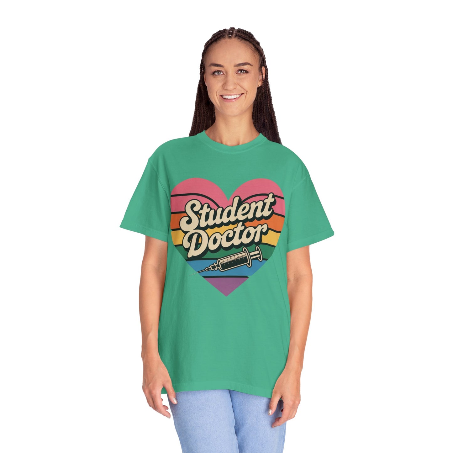 Colorful Heart T-Shirt for Student Doctors