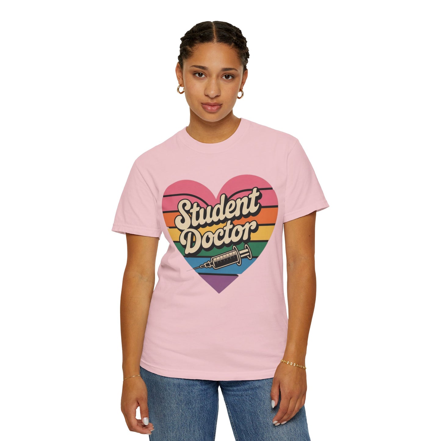 Colorful Heart T-Shirt for Student Doctors