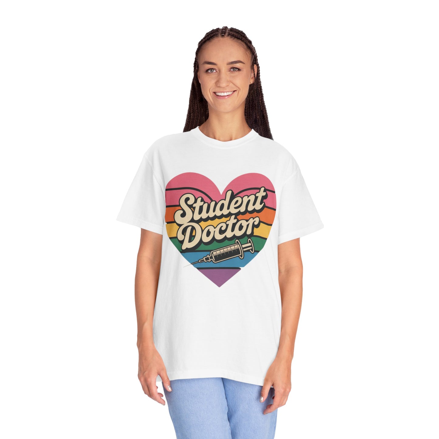 Colorful Heart T-Shirt for Student Doctors