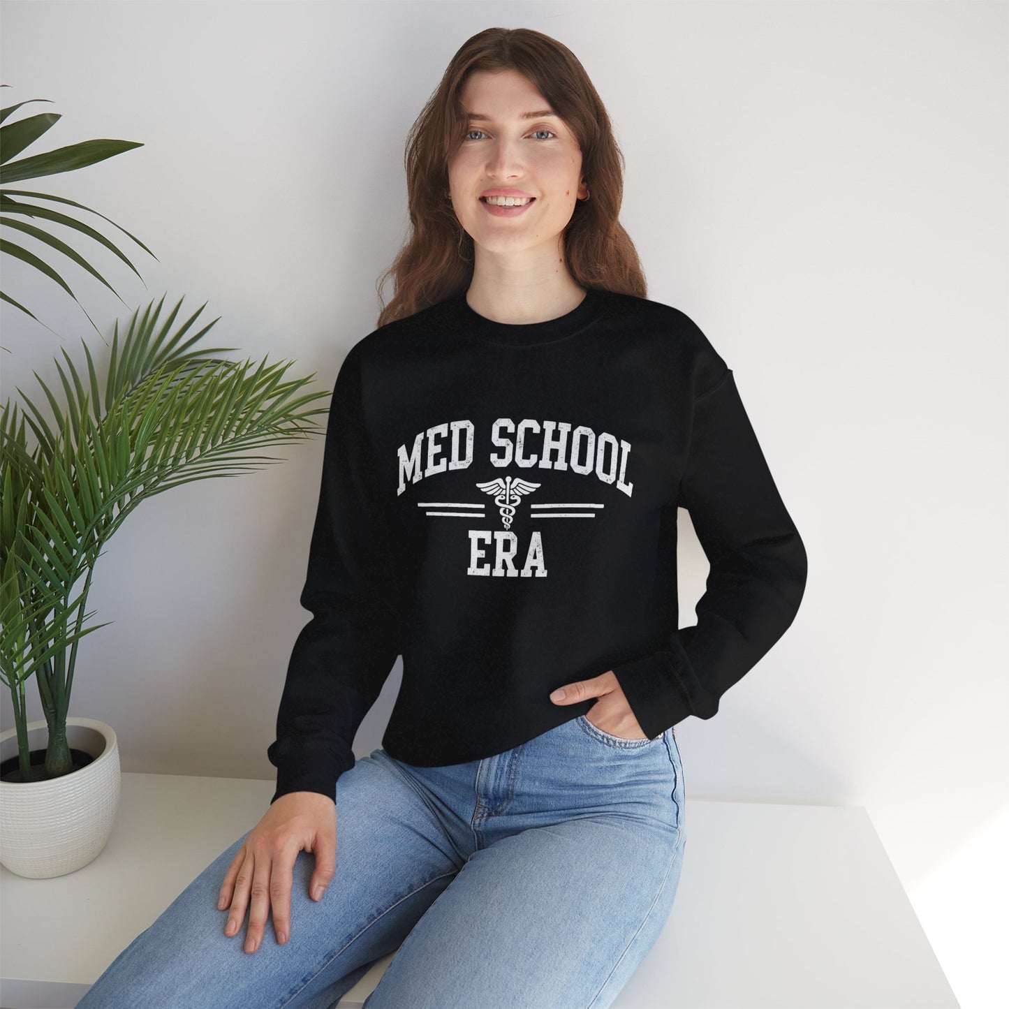 Med School Era Crewneck Sweatshirt, Unisex, Medical Student Gift, Study Apparel, Comfy Student Sweater