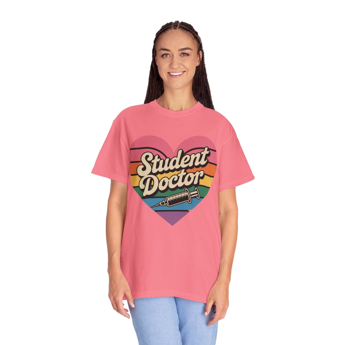 Colorful Heart T-Shirt for Student Doctors