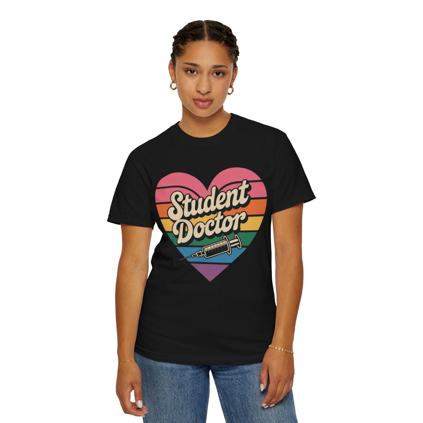 Colorful Heart T-Shirt for Student Doctors