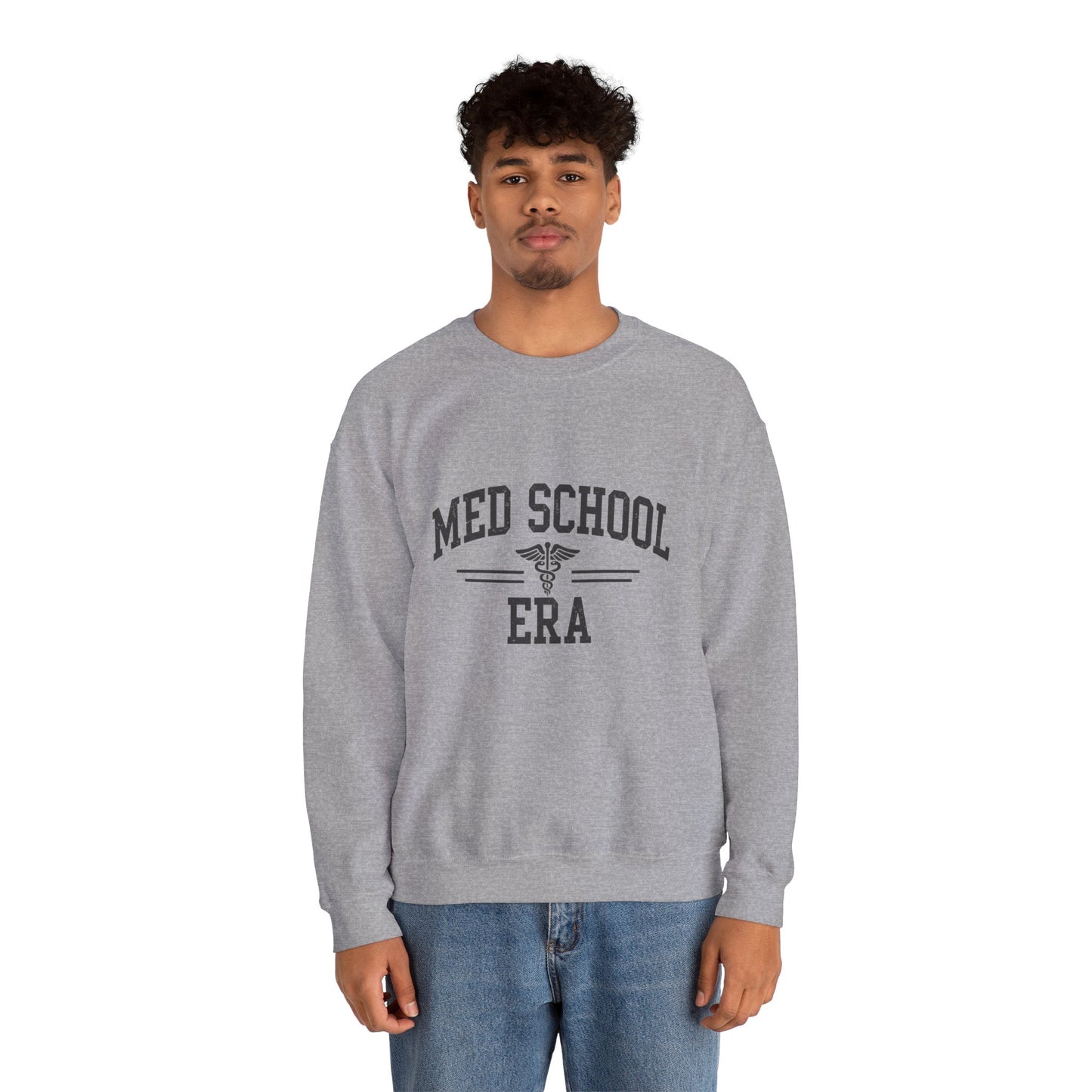 Med School Era Crewneck Sweatshirt, Unisex, Medical Student Gift, Study Apparel, Comfy Student Sweater