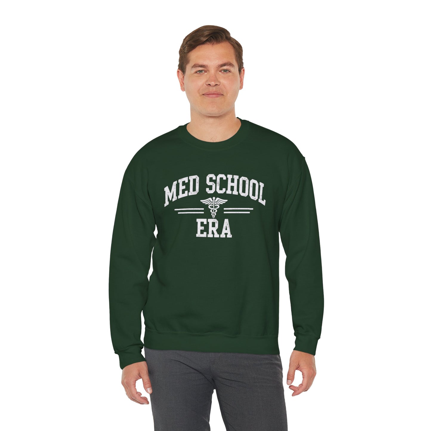 Med School Era Crewneck Sweatshirt, Unisex, Medical Student Gift, Study Apparel, Comfy Student Sweater