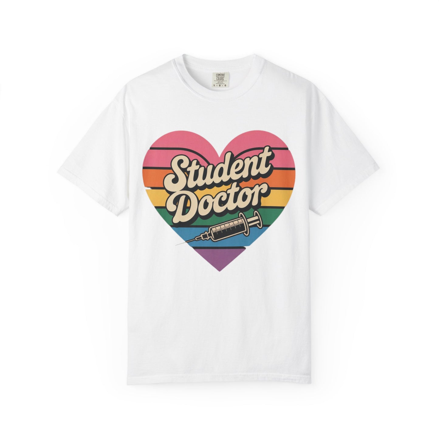 Colorful Heart T-Shirt for Student Doctors