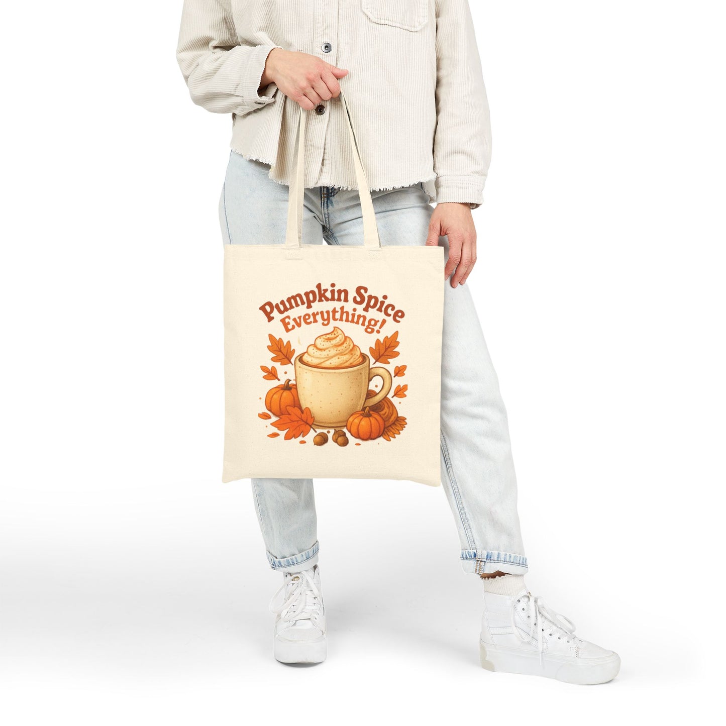 Fall “Pumpkin Spice Everything” Tote Design