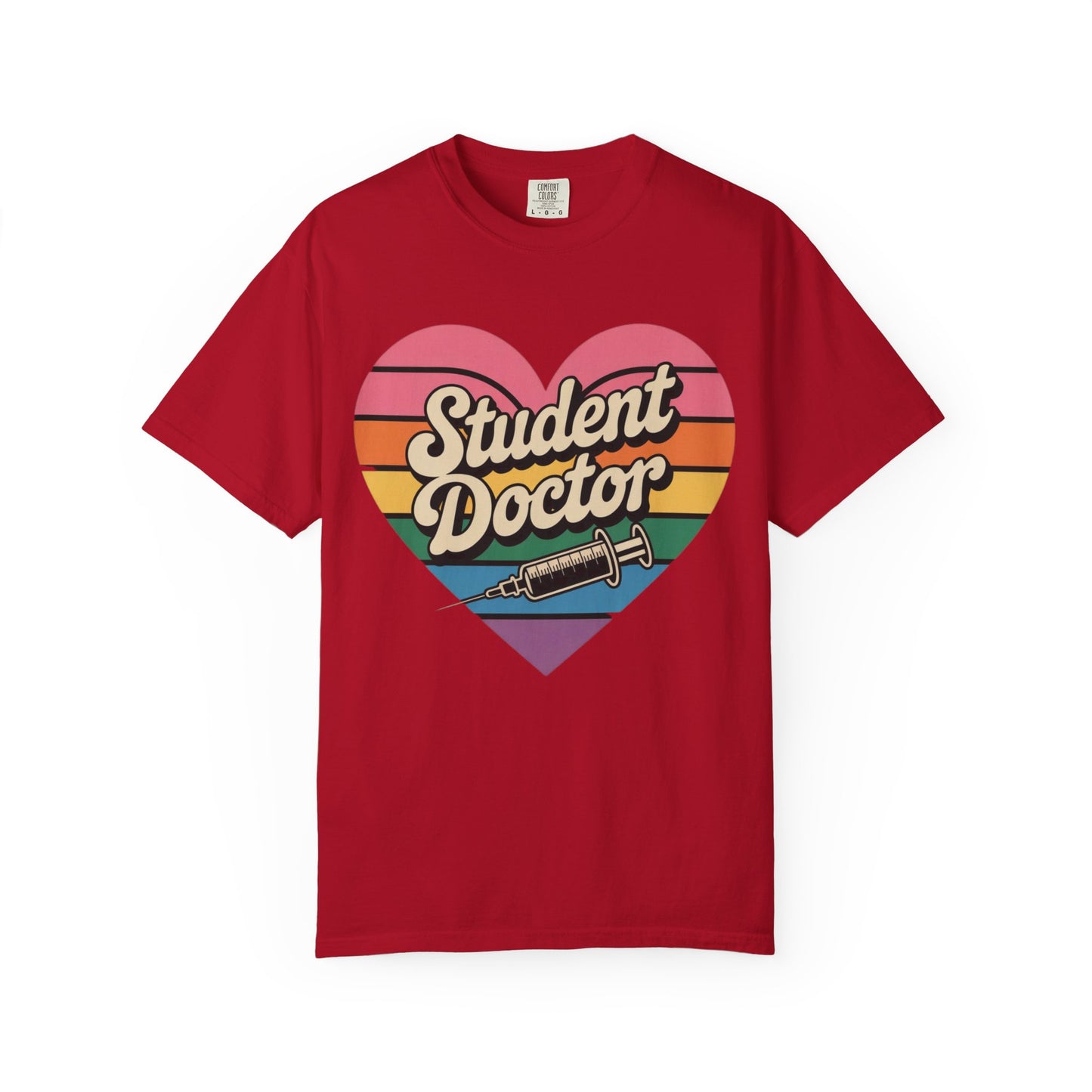 Colorful Heart T-Shirt for Student Doctors