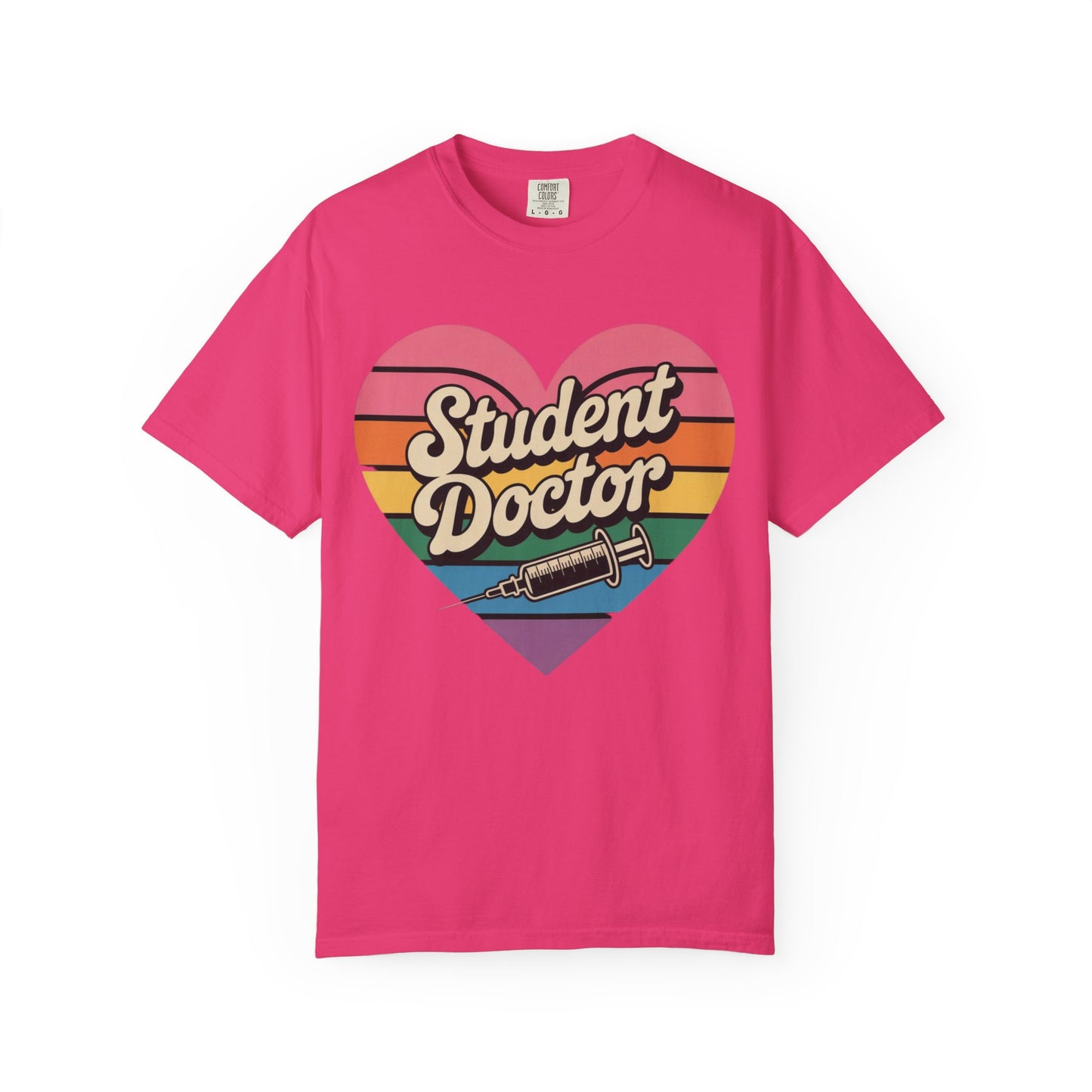 Colorful Heart T-Shirt for Student Doctors