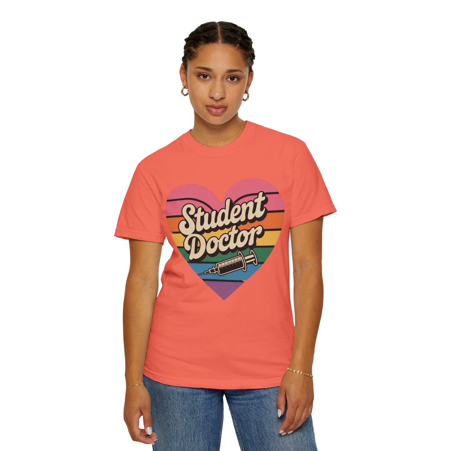Colorful Heart T-Shirt for Student Doctors
