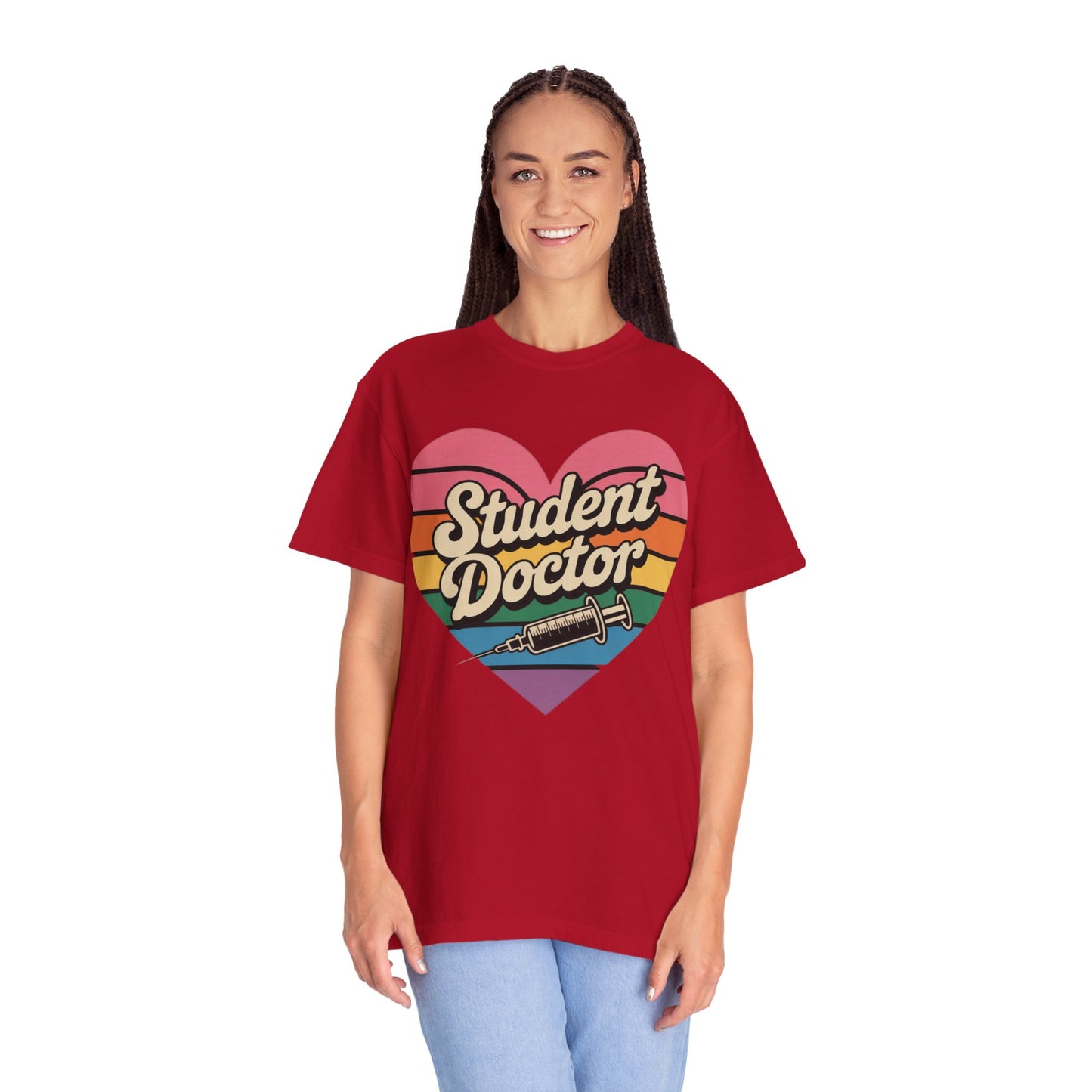 Colorful Heart T-Shirt for Student Doctors