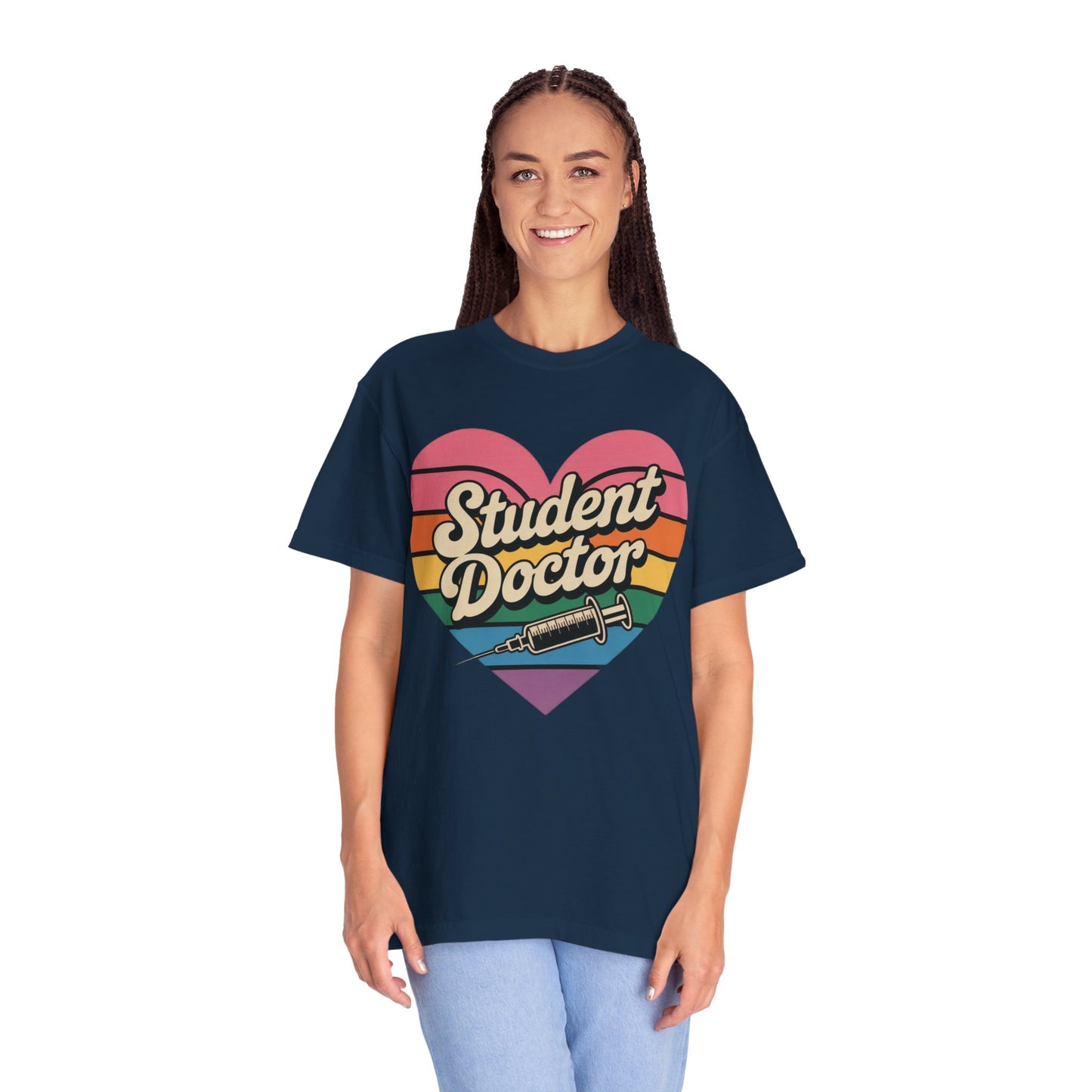 Colorful Heart T-Shirt for Student Doctors