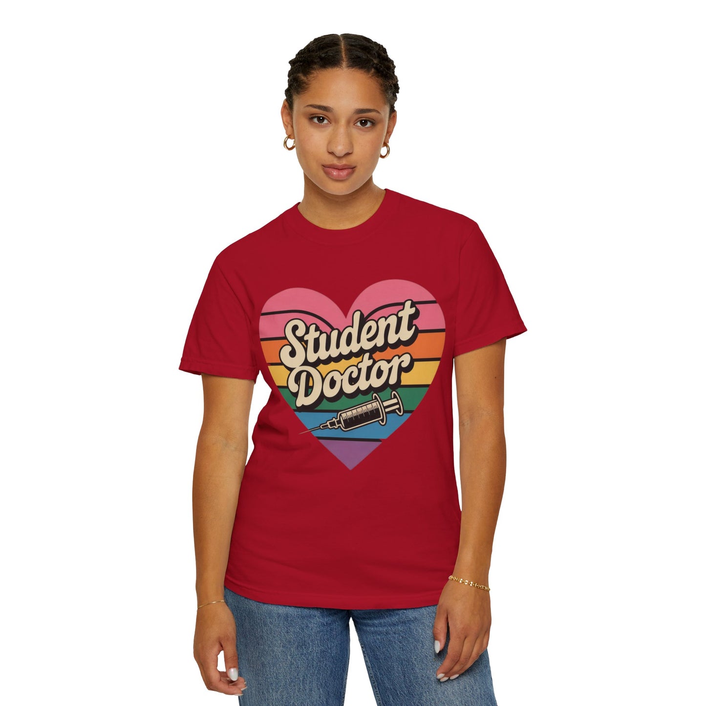 Colorful Heart T-Shirt for Student Doctors