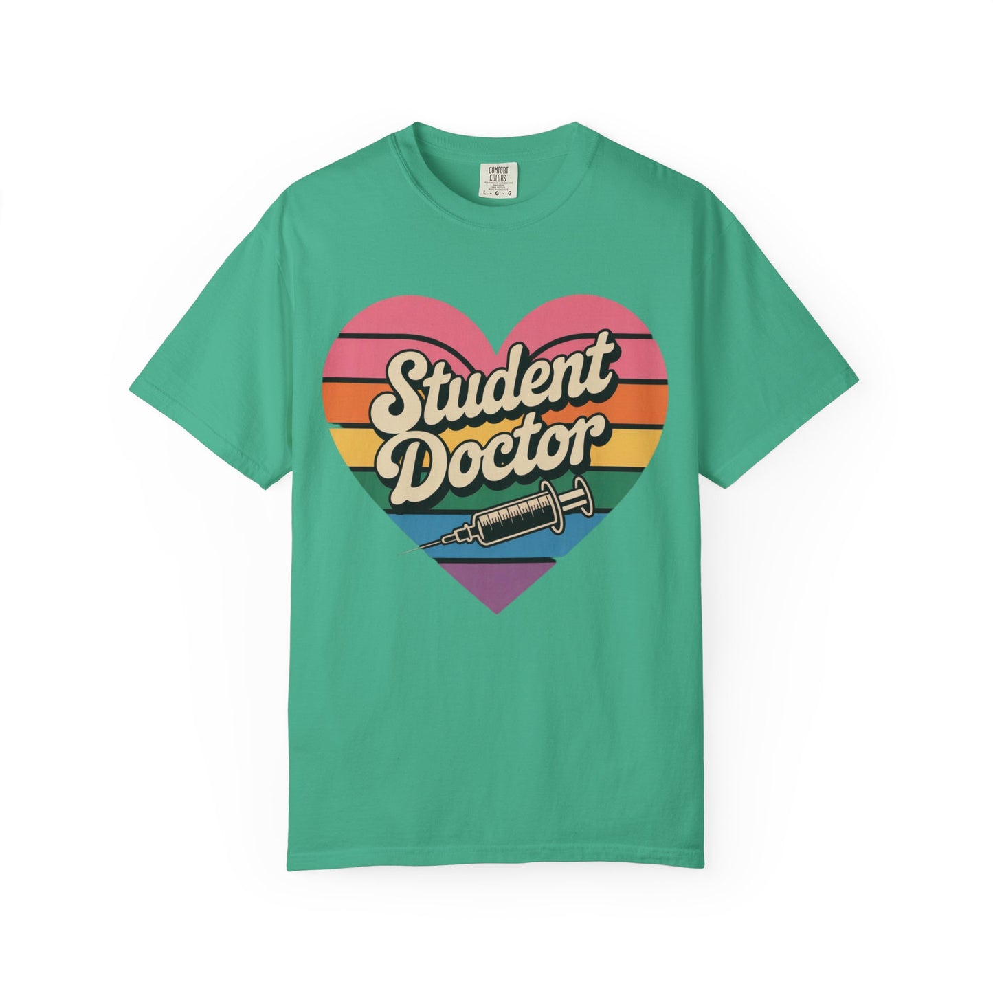 Colorful Heart T-Shirt for Student Doctors