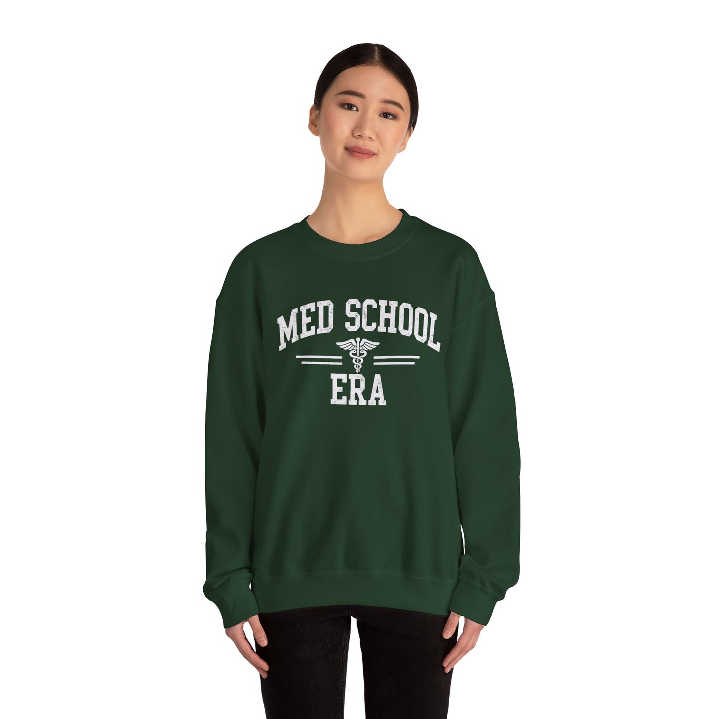 Med School Era Crewneck Sweatshirt, Unisex, Medical Student Gift, Study Apparel, Comfy Student Sweater