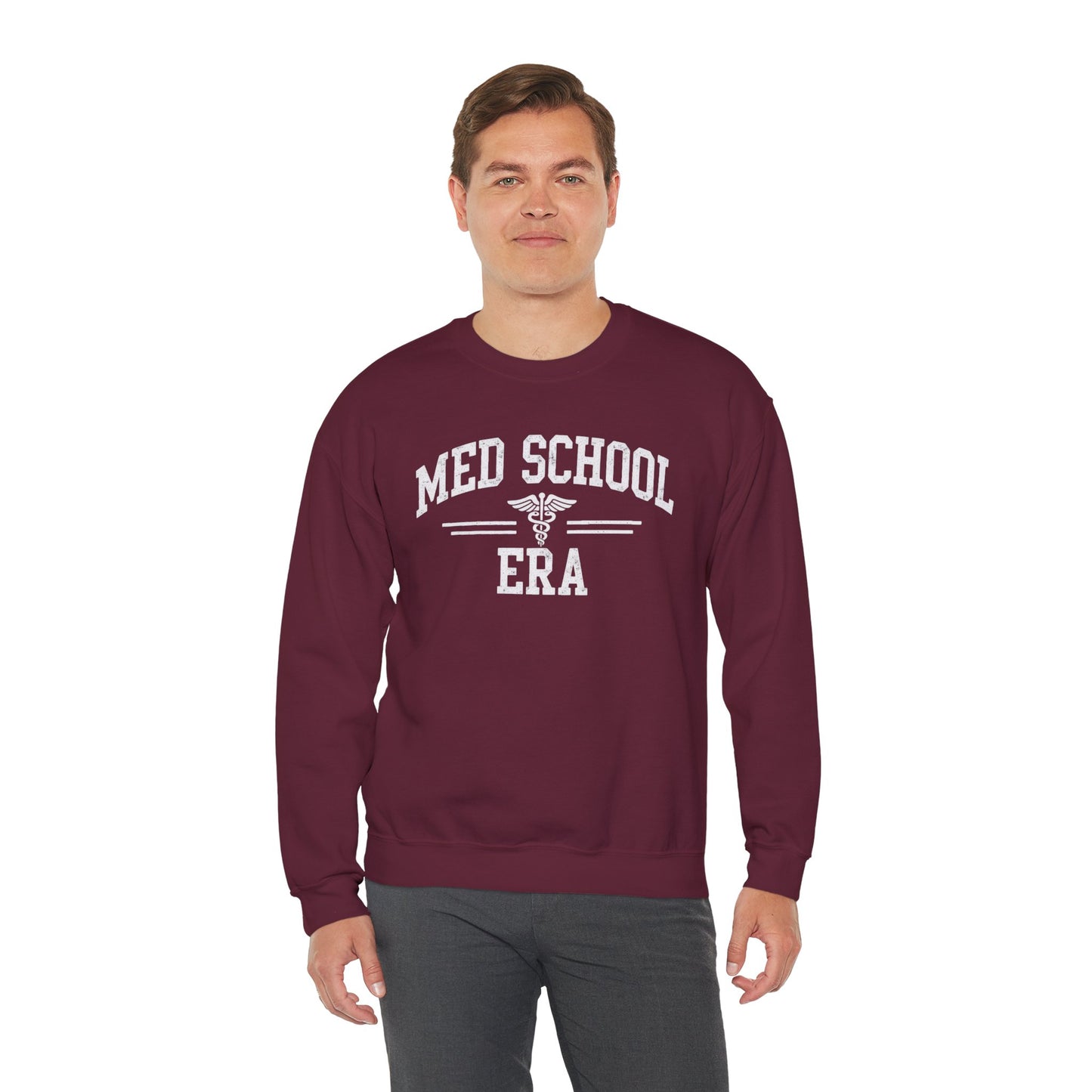Med School Era Crewneck Sweatshirt, Unisex, Medical Student Gift, Study Apparel, Comfy Student Sweater