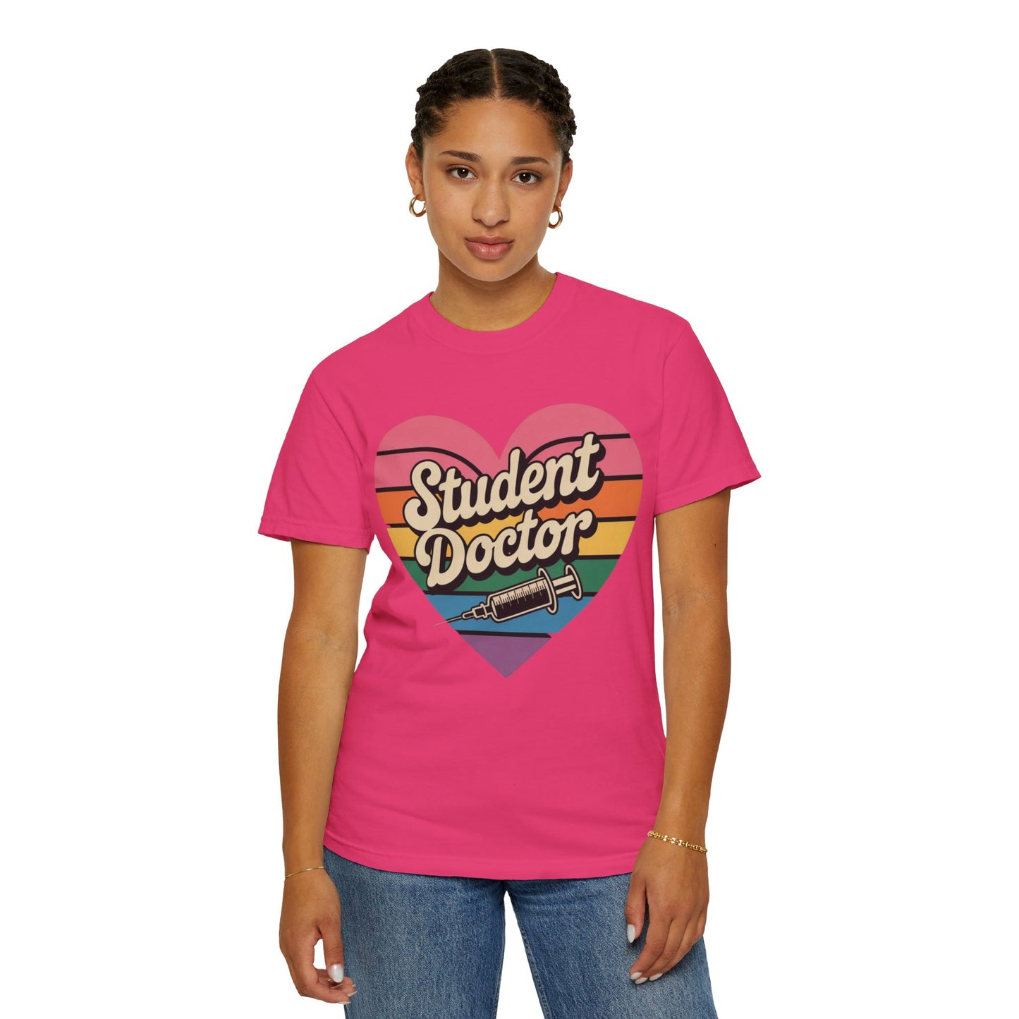 Colorful Heart T-Shirt for Student Doctors