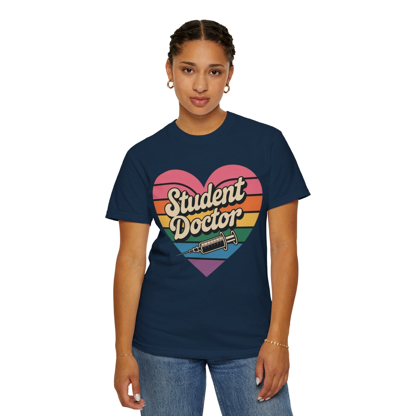 Colorful Heart T-Shirt for Student Doctors