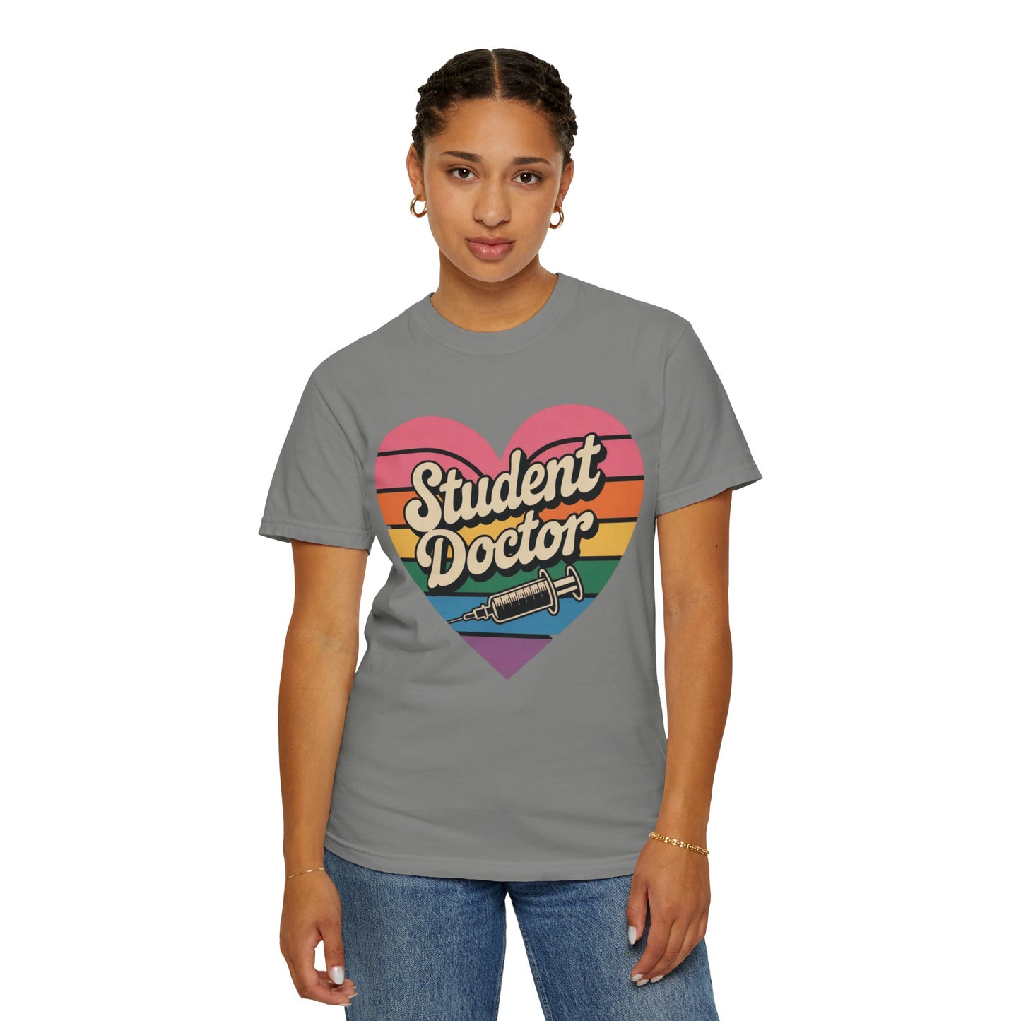 Colorful Heart T-Shirt for Student Doctors