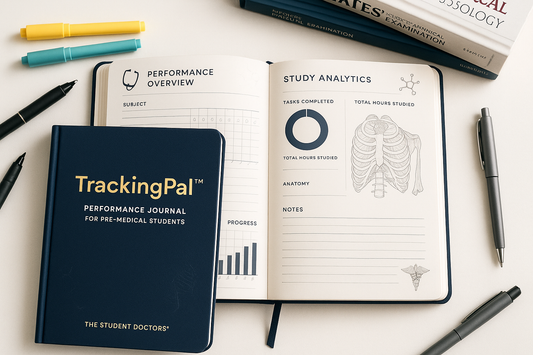 TrackingPal™ sheets  the ultimate performance journal created specifically for pre-medical students. This guided tool was designed by the team behind The Student Doctors® and AdmissionsPal® to help you track, analyze, and optimize every step of your exam preparation journey. 